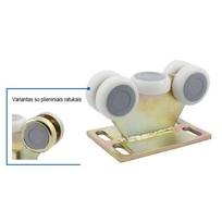 Vežimėlis fiksuotas su 5 plastikiniais/metaliniais ratukais
