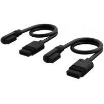 Corsair iCUE Link Slim Cable 200mm 90 Angled Black 2pcs