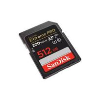 Sandisk Extreme PRO 512GB SDXC, atminties kortelė (juoda, UHS-I U3,