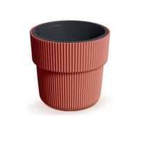 Plastikinis vazonas MILLY, su įdėklu, vario sp., 30 x 28,5 cm