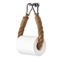 Kanapių virvė Creative Roll Holder Puncher Tualetinis Tualetinis popierius Laikymas Tualetinis popierius One Size