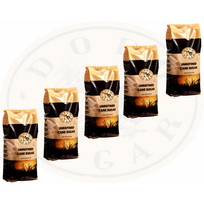 Nerafinuotas cukranendrių rudas cukrus LIGHT DEMERARA iš Mauricijaus  „DODO SUGAR” – 1 kg x 5 pakuotės