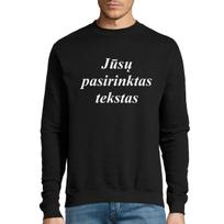Džemperis su Jūsų pasirinktu užrašu (be kapišono)