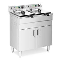 Dviejų kamerų gruzdintuvė - 26 l - 10000 W - išleidimo čiaupai