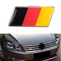 Universalus aliuminio automobilio priekinio Vokietijos vėliavos grotelių emblemos ženklelis Universalus