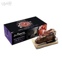 „LA TAPERIA“ vytintas mini kiaulienos kumpis „Jamon Reserva“ su trumais, peiliu ir lentele, 950 g