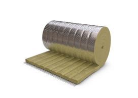 Demblys Paroc PRO WIRED MAT 660 WR ALU , armuotas viela su aliuminio folijos danga, 50-100mm