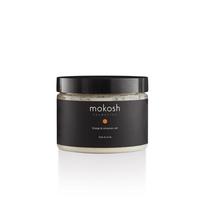 Mokosh Orange & Cinnamon šveičiamoji kūno ir vonios druska, 600 g.