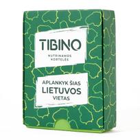 Nutrinamų kortelių rinkinys TIBINO "Aplankyk šias Lietuvos vietas"