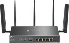 Wireless Router TP-LINK Omada 4G+ Cat6 AX3000 Gigabit VPN Router Wi-Fi 6 (802.11ax) Data speed 2402Mbit/s Ethernet WAN Yes SIM card slot Yes Ethernet LAN Yes 5xLAN ports ER706W-4G ER706W-4G | 4895252500714