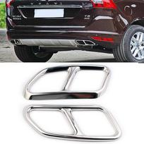 „Volvo XC60 2014-2017“ automobilio modeliui Rline Tail Throat Exhaust Pipe galinio vamzdžio išmetimo vamzdžio dangtis duslintuvo antgalis auto