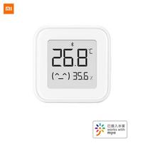 „Xiaomi Mijia Bluetooth“ termometro higrometro rašalo ekranas Išmanusis temperatūros drėgmės monitoriaus priminimas su kūdikio režimu „Smart Linkage“ Darbas su „Mijia APP“ balta