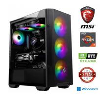 MDATA GAMING Ryzen 7 5700G 32GB 512GB SSD 2TB HDD RTX 4060 W11Home