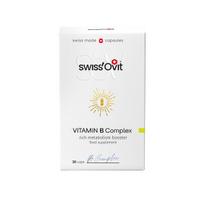 SWISSOVIT, vitamino B kompleksas, 30 kapsulių