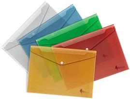 Aplankas (vokas) su spaustuku, A4, PP, APVFOR4750650216110