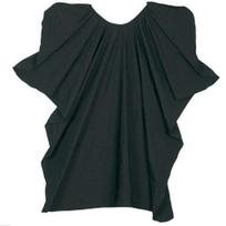 Kliento pelerina juoda Comair CRASH 128x150cm