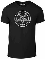 Baphomet Sigil Unisex marškinėliai Juokingi marškinėliai Šėtonas Retro Velnias Biblija Anti Kristaus ragana S