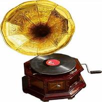 Originalus Gramophone Record veikiantis gramofonas 1 Old Song Record 5 be adatų