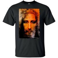 Turino Jėzaus Kristaus drobulė V1 katalikų unisex marškinėliai S