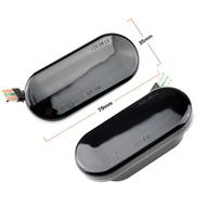 Dinaminis tekantis LED šoninis posūkio signalas, skirtas VW Transporter T5 Polo Golf 3 4 Passat B5 Sharan Lupo Bora Multivan
