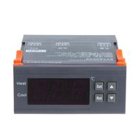 Skaitmeninis temperatūros valdiklis 220V 10A termostatas akvariumas / signalizacija MH1210B gray