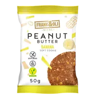 Riešutų pastos ir džiovinto banano sausainis, be glitimo | Frank&Oli (50 g)