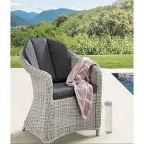 Lauko fotelis MARLENA VINTAGE WHITE 62x70x85cm