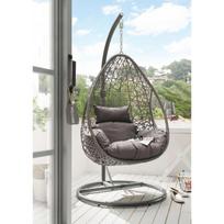 Pakabinamas krėslas ROPE GREY