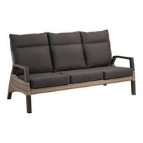 Trivietė lauko sofa su reguliuojamais atlošais TREVISO MOUNTAIN