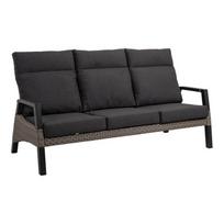 Trivietė lauko sofa su reguliuojamais atlošais TREVISO BRICK