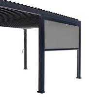 Roletų sienelė pavėsinei-pergolai MIRADOR 3m