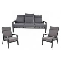 Lauko baldų komplektas OHIO/MOJITO  su triviete sofa