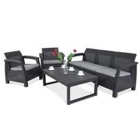 Lauko baldai CORFU MAX 3 GRAPHITE