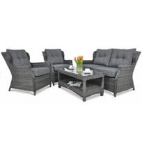 Pinti lauko baldai TRAVENTO 2 DARK GREY
