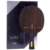 LOKI Violent 9 V9 stalo teniso ašmenų raketė (7+2 Ebony Carbon) Originalus LOKI WANG HAO V-9 stalo teniso lazdos irklas Long Handle FL