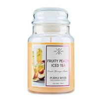 Purple River Kvapioji Žvakė Fruity Peach Iced Tea 623 g