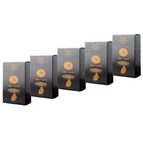 Nerafinuotas cukranendrių rudas cukrus COFFEE CRYSTALS iš Mauricijaus  „DODO SUGAR” – 500 g x 5 pakuotės