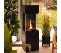 Planika Arcticon BEV - BIO židinys su nuotolinio valdymo pultu 126,2x40 cm 3,5kW