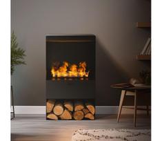 Planika STEAMY - Vandens garų židinys su nuotolinio valdymo pultu 83x48 cm 125W/230V