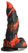 Creature Cocks Fire Demon Monster Silicone Dildo Red