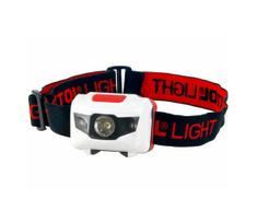 Extol - LED Galvos žibintas su raudona šviesa LED/1W/3xAAA juoda/raudona