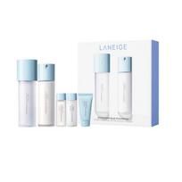 LANEIGE Water Bank Blue Hyaluronic Essence tonikas ir emulsija su atsitiktiniu mėginiu(3EA) RINKINYS normaliai ir sausai odai 1SET