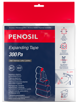 Besiplečianti juosta "PENOSIL Expanding Tape 300Pa",8m/rul, pilka