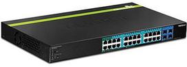 Šakotuvas TRENDnet TPE-2840WS - Tvarkomas - Gigabit Ethernet (10/100/1000) - Visas dvipusis maitinimas per Ethernet (PoE) - Tvirtinimas ant stovo - 1U