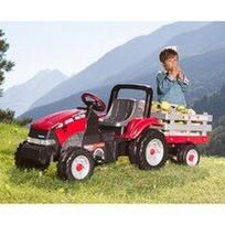 Pedalais minama mašinėlė PEG PEREGO MAXI DIESEL TRACTOR su priekaba