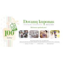 Dovanų kuponas 100 Eur