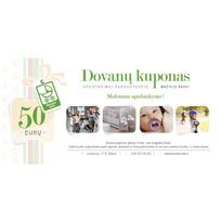Dovanų kuponas 50 Eur