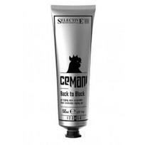 Juodos spalvos dažomasis gelis žiliems plaukams Selective Cemani Back To Black 150ml