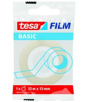 Lipni juosta TESA Film Basic, 15mm x 33m, skaidri