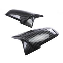 Anglies pluošto išvaizdos galinio vaizdo veidrodėlio dangtelis BMW F20 F21 F30 F31 F32 F34 F36 X1